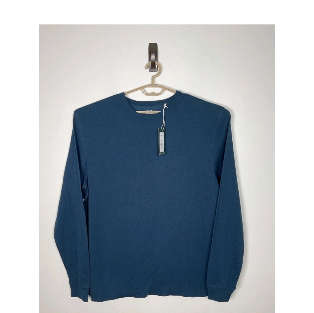 Alpine Design Men’s Navy Peak Long Sleeve Duofold Crew Neck Tee 2xl
